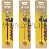 Rosewood 22168 Obst- und Gemüse-Halterung/-Spieß für den Haustierkäfig, Metall, für Hasen/Papageien, 3 Stück