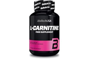 BioTechUSA L-Carnitine, Tablettes de L-carnitine avec 1000 mg de L-carnitine L-tartrate, 30 comprimés