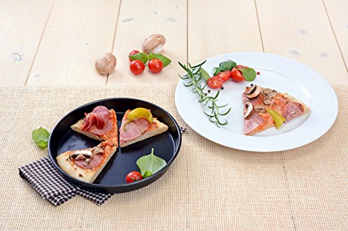 GRÄWE Pizzablech rund 20 cm (innen 19 cm) mit hochwertiger Keramikbeschichtung - 2