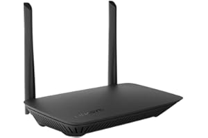 Linksys E5350 Router WLAN WiFi 5 dual band AC1000, router wireless per gaming e streaming online con velocità WiFi fino a 1 Gbps, 4 porte Ethernet e filtro famiglia
