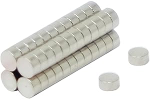 FIRST4MAGNETS N42 Magnet de Neodimio Para Artes, Manualidades, Fabricación de Modelos, Bricolaje Y Pasatiempos - 2mm Dia x 1mm de Espesor - 0.11kg - Paquete de 50