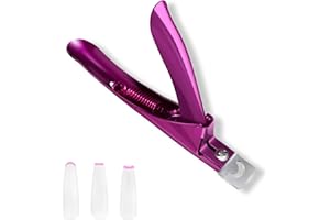 VCSJW Nagelknipser Gelnägel Maniküre Tip Cutter Edelstahl Professionell Gelnägel Zubehör für Trimmen Kunstnägel Fingernägel Gelnägel Falsche Nägel