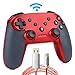 Produktbild momen Switch Pro Controller, Wireless Switch Controller, mit LED-Ladekabel (C) (rot)