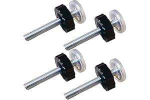 ZIRANEE Perno para Puerta Presión de Bebé,4 PCS Extra Largas M10 Varilla de Husillo Presión Puerta para Puerta de Seguridad Puertas Mascotas Montadas a Presión para Valla de Bebé Puerta de Escalera