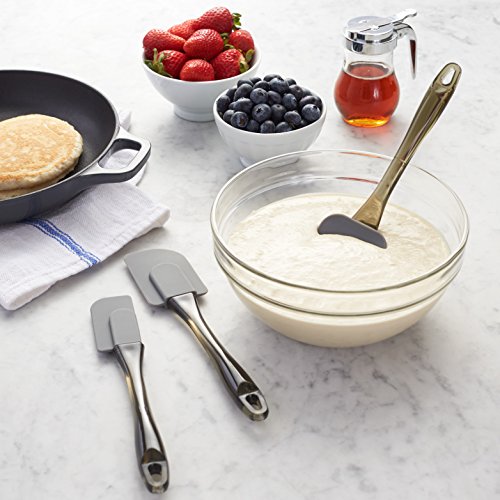 AmazonBasics – Teigschaber, Silikon, 3-teiliges Set - 2