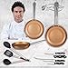 Produktbild San Ignacio Copper Plus Set 3 Pfannen + 4 Messer + 3 Utensilien, Aluminium gepresst