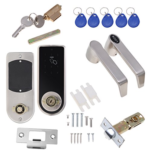 Preisvergleich Produktbild MagiDeal Digital Keyless Elektronisches Türschloss Zutrittskontrolle mit Touchscreen für Haus / Vila / Firma / Schule