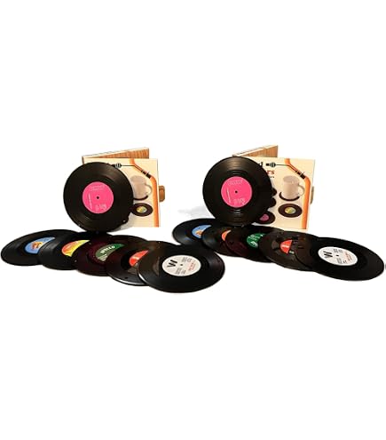 Chitomars Sottobicchieri in Pelle Set di 12, Antiscivolo Impermeabile