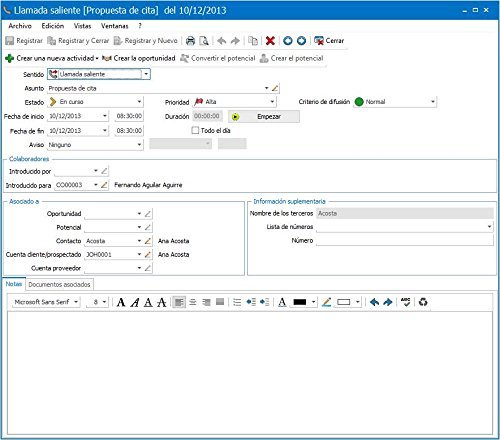 EBP CRM Desarrollo Open Line 9 0 Monopuesto