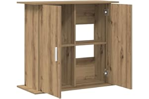 vidaXL Aquariumständer Artisan-Eiche 81x36x73 cm Holzwerkstoff, Aquarienschrank, Aquarienunterschrank, Aquarienständer, Aquariumunterschrank