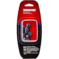 Shure PA910 Mellansvart skumskal, 10-pack, för Shure SE hörlurar
