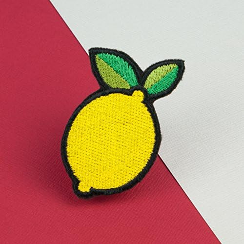 Lemon iron on patch / food / patches / vegan / embroidery / patch / enamel pin / pin / embroidered patch / back patch / patches for jackets / badge / applique / embroidered / feminist patch / punk patches / iron on patches / punk patch / band patches / backpatch / patches iron on / appliques / sew on patch / jacket patch