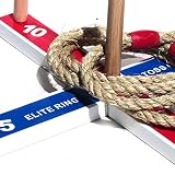 Elite Sportz Ringwurfspiel – Spiele für draußen – werfen den Ring für Kinder und Erwachsene – aktiver indoor und outdoor Spielspaß – inklusive Tragetasche für den Transport und zur Aufbewahrung - 4