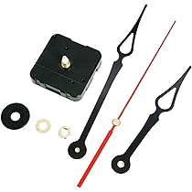 24-Stunden Quarz Uhrwerk 5er Pack - Batteriebetrieben Mit Gold-Zeigern