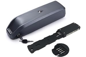 HANERIDE Hailong(4pin) E-Bike Batterie 36V 14.5 Ah 537Wh Rechargeable au Lithium-ION pour électrique, Pedelec, vélo électrique avec Chargeur pour Tube de Descente.
