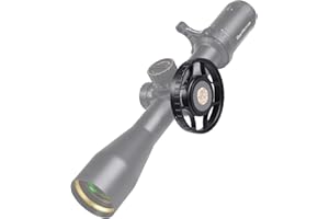 WestHunter Optics Zusatzindexrad, Seitenparallaxenrad für Zielfernrohre - 2 Innendurchmesser-Optionen (31,5mm / 34mm)