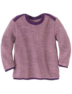 Disana 31302XX - Melange-Pullover Wolle blau