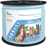 Weidezaunband 200m, 20mm, Blue-Line