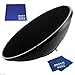 Produktbild Phot-R 16 "40cm Beauty Dish Fotografie Foto-Studio-Licht-Beleuchtung Zubehoer Universal-Reflektor Wabe Weiss transluzentem Kunststoff Weiss Innenraum Bowens S-Type-Einfassung mit 'T' Shaped Bowens Blitzhalterung fuer Canon & Nikon Flashguns + Microfibre & Chamois Tuch