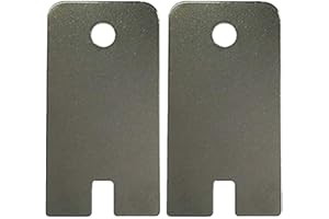 TOMSTRAD Dual Prong Metal Key for Toilet Tissue and Paper Hand Towel Dispensers. Fits Tork, Lotus and Others. (Pack of 2)