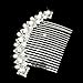 Faux Pearl Rhinestones Bridal Hair Comb Slide Clip Hair Accessories