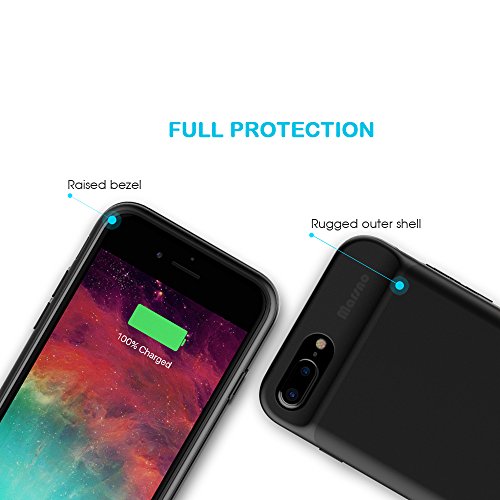 Funda Bater a iphone 7 plus Marsno 4000mAh Funda de Carga Inteligente Caja de Bater a port til Ampliada para iPhone 7 plus 8 plus 5 5 pulgadas Caja de Bater a de Caucho protector con Im n Incorporado Negro reviews Funda Bater a iphone 7 plus Marsno 4000mAh Funda de Carga Inteligente Caja de Bater a port til Ampliada para iPhone 7 plus 8 plus 5 5 pulgadas Caja de Bater a de Caucho protector con Im n Incorporado Negro