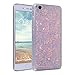 Produktbild Xiaomi Mi 5S Hülle Glitzer Silkon, Asnlove 3D Bling Shiny Case Luxus TPU Silikon Handytasche Glänzend Weiche Schlank Ultradünnen Kristall Klar Soft Rückseite Tasche Bumper Transparente Durchsichtig Crystal Hülle Case für Xiaomi Mi 5S , Lila