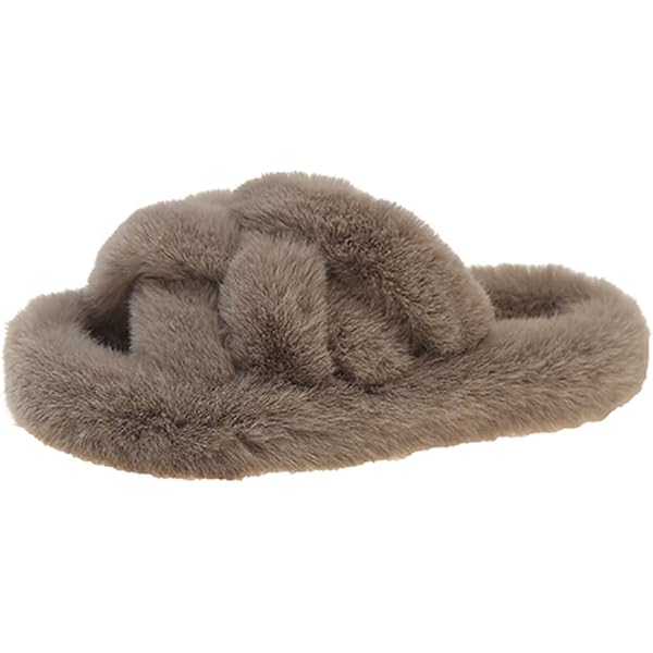 Pantofole Da Donna Harssidanzar Con Punta Aperta - Morbide, Con Suola Antiscivolo Spessa, Per Casa E Esterno