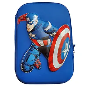 Decor Express Premium Stylish Avengers Pencil Boxes for Boys 3D Captain America Pencil Pouch Pencil Box for Girls and Boys (Captain America)