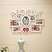 Produktbild OOFYHOME Frames FAMILY Titel Collage Bilderrahmen mit 8 Öffnungen für 4-Zoll-by-8-Zoll-Fotos