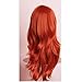 S-noilite Women Full Head Wigs 22Inch Long Layer Cosplay Party Fancy Dress Synthetic Orange