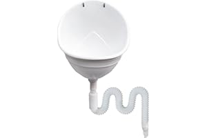 LDJFCCA Urinoir sans eau avec tuyau, urinoirs en plastique mural, émins d'urine anti-éclaboussures avec rainure profonde, urinoir pour les tout-petits garçons, hommes, salles de bains