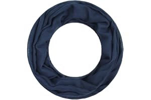 Majea Loop Alice schmaler Damen-Schal Loop Frühlingsschal Schlauchschal Rundschal Tuch uni unisex unifarben einfarbig Halstuch