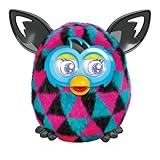 Furby Boom Sunny Electronic Plush Blue, Pink and Black Triangles