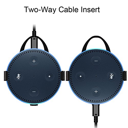 Fintie Amazon Echo Dot 2 Ständer – Lautsprecher Ständer Wandhalterung Guard Halterung, Schwarz - 4