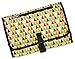 Boo Moi - Baby Changing Mat and Mini Bag - Travel Mat. Lightweight, Waterproof and Durable. Wipe Clean, Cushioned Changing Pad. Multi Colored Triangle Design