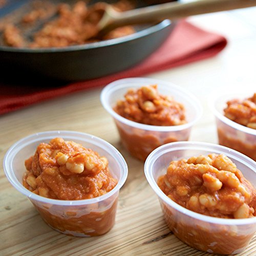 Babypotz – 20 Stück , 180ml, ohne BPA , Mehrwegtransportbehälter für Babynahrung , Tiefkühl fit - 4