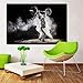 Produktbild HD Druck Leinwand Bilder Rahmen Wandkunst Übung Langhantel Malerei Beliebte Bild Für Wohnzimmer Dekor Poster 60 * 90 cm