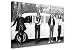 Produktbild Leinwanddruck THE BEATLES weiß Auto Prints Raum Dekoration John Lennon Paul McCartney, canvas, schwarz / weiß, 02- A3 - 16" X 12" (40CM X 30CM)