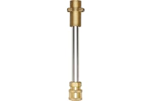 DERASL Adapter myjki ciśnieniowej do Karcher Brass, szybkie połączenie 1/4", różdżka natryskowa do spryskiwaczy, kompatybilna z wtyczką Karcher K2, K3, K4, K5, K6, K7