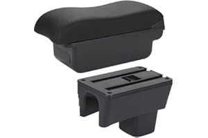 VIYOLI Scatola braccioli per auto Per Suzuki Per Swift 2005-2023 Auto Bracciolo Superficie Curva Scatola Di Immagazzinaggio Auto Facile Da Installare Auto Ccessori Box bracciolo ( Color : C2 Black line NO US