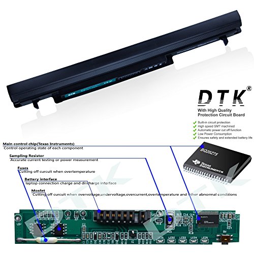 Dtk® Ultra Hochleistung Notebook Laptop Batterie Li-ion Akku für ASUS A46 A56 E46 K46 K56 R405 R505 R550 S40 S46 S505 S550 S56 U48 U58 V550 [14.8V 2200MAH] - 2