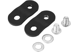 Duokon Kit de elevación del tanque de gas Levante el frente del tanque de gasolina 1.50"con el kit de elevación con perno para Harley-Davidson XL 1995-2010(Negro)