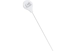 BommFu Tester per Torte | Tester per Torta con Sonda per Torta | Ago per Test Torta di Pane con Penna da Forno Fai-da-Te - Ago di Rilevamento in Acciaio Inossidabile per Dispositivo di Cottura