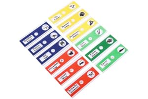 GAROSA 12pcs Plastic Prepared Microscope Slides - Biology Lab Specimens, Portable, Educational (Mixed Pack)
