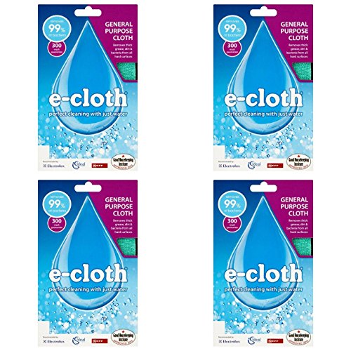 (4 PACK) - E-Cloth General Purpose Cloth (New Improved) | inleSingle | 4 PACK...
