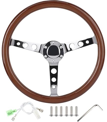 Grant Classic Lenkrad - 31,8 Cm Chrom-Vinyl Für Oldtimer