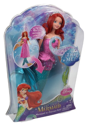 Disney Princess the Little Mermaid Princess to Mermaid Singing Ariel Doll