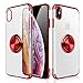 Produktbild ATACHE Schutzhülle für Kfz-Halterung, ultradünn, dünn, transparent, weiches Silikon, TPU, magnetisch, 360 Grad drehbar, Fingerring, Standhalterung, iPhone Xr, iPhone Xr,Red