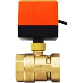 Ball Valve Motorised Sphere DN15 DN20 DN25 DN32 DN40 DN50 AC220V AC24V DC12V 2-Way Brass Heating Floor Air Conditioning